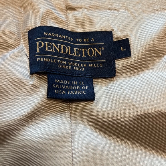 Pendleton Sunset Stripe Jacquard coat large - Picture 8 of 9
